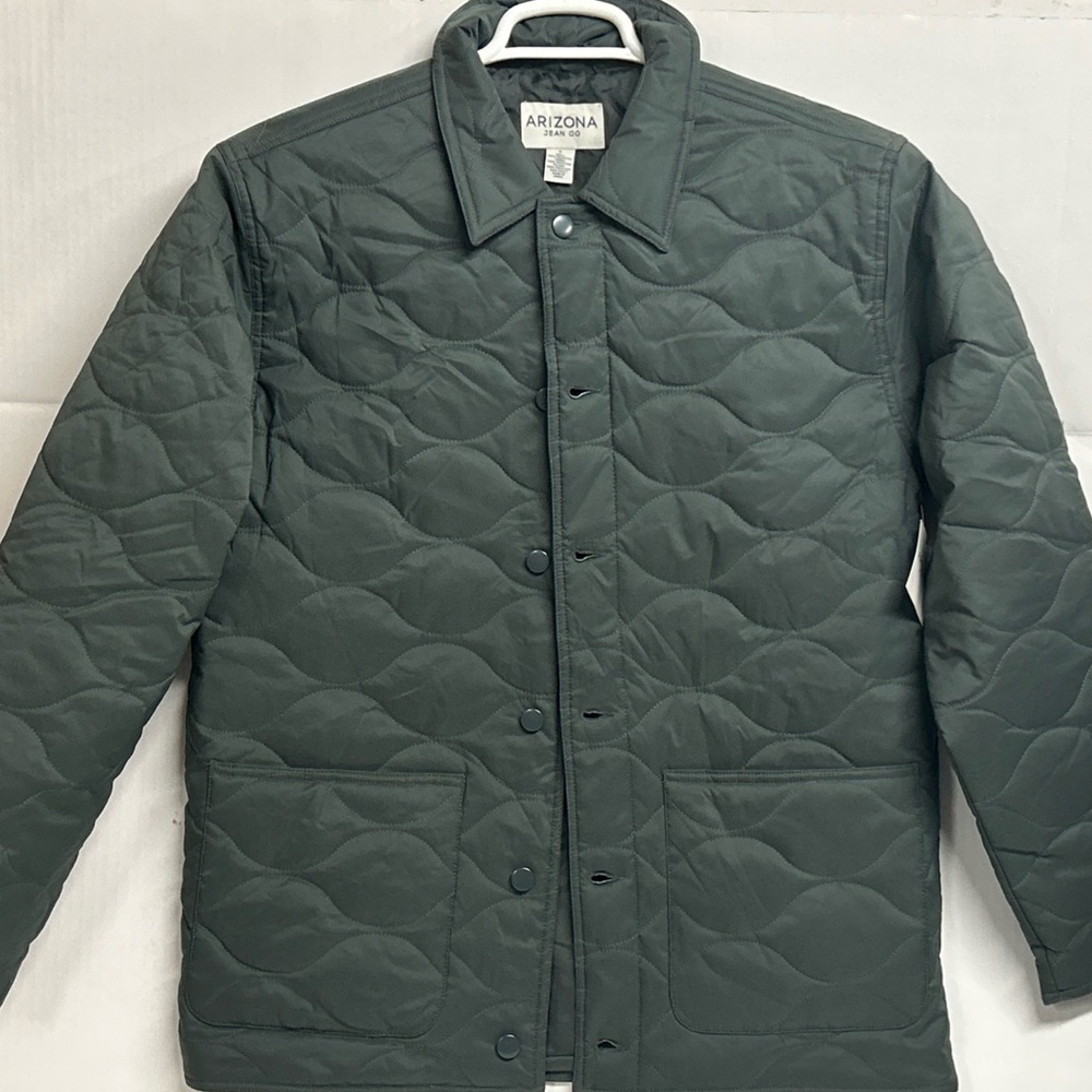 Men’s Urban Green Jacket Small Quilted Arizona Jean Co